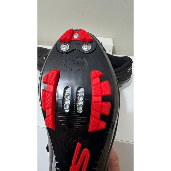 SIDI Trace 2 Mountain Bike MTB Shoes Mega Black EU 44, US 10 Cycling New. No Box - Picture 9 of 10